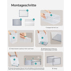Schuhkartons - Schuhkartons - 18 Stück - transparent -grau