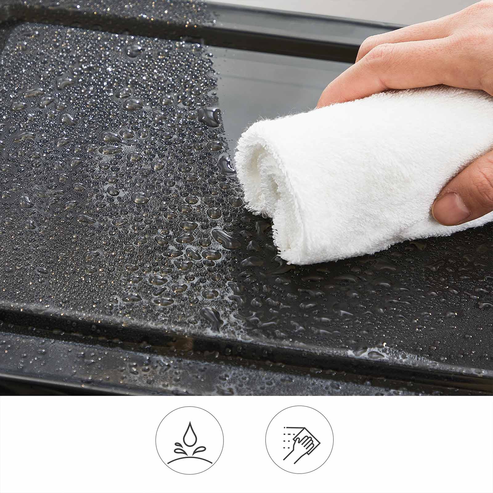 Schuhkartons - Plastikschuhspeicher mit Tür - transparent/schwarz