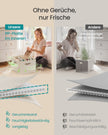 Schoenorganizer - 43 x 43 x 32 cm - geschikt voor maximaal 16 paar schoenen - cappuccinobeige - maximale draagkracht 18 kg