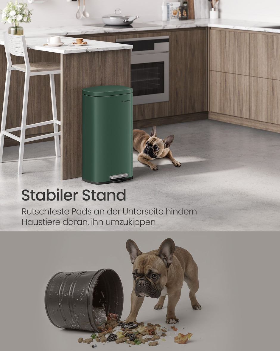Küche Prullen Bin - 30 Liter - Vintage Green