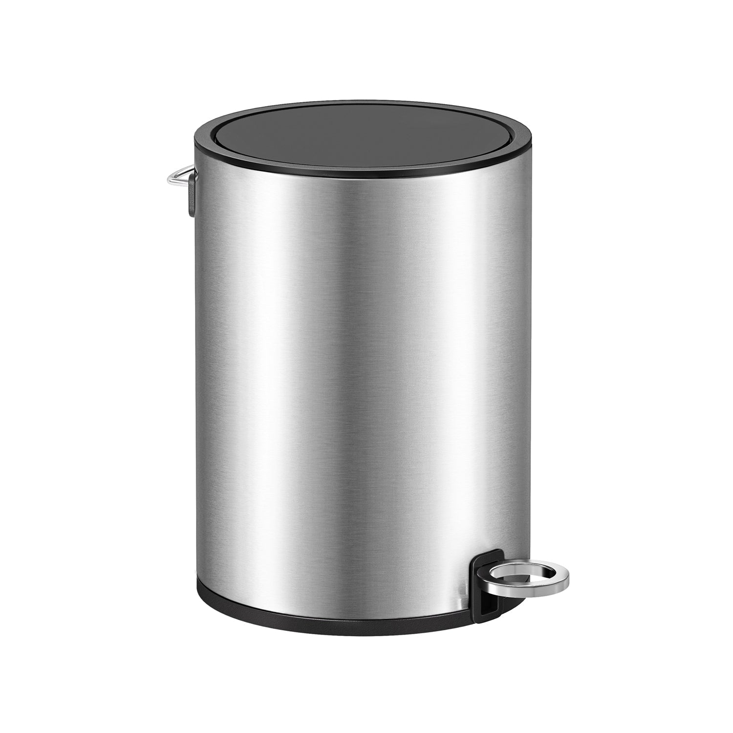 Kosmetischer Behälter - Badezimmer Trumps - Mülldose - 3 Liter - Schwarz