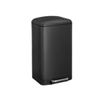 Müll - Stahlpedaleimer mit Deckel - 30 l - Weiß