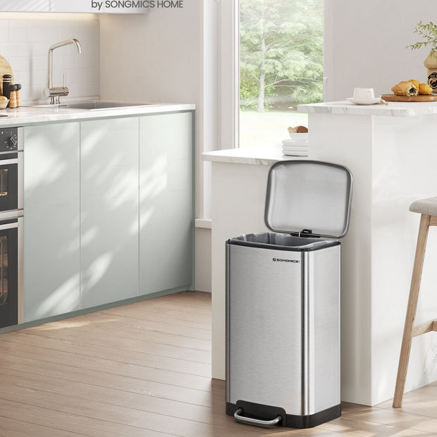 Müllbehälter - 30 Liter - Edelstahl