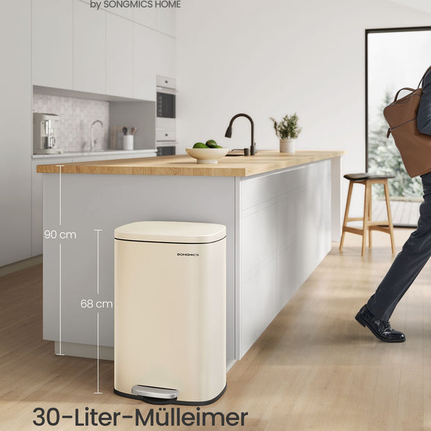 Küche Prullen Bin 50 Liter Zandbege