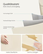 Müllbehälter - Pedalbehälter - 50 l - Edelstahl - Softclose - luftdicht - Kunststoff -Innenschaufel