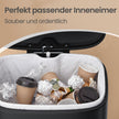Pedaalemmer - 12 Liter - Soft-Close Deksel - Staal - Zwart