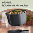 Gft-emmer - Geurdicht met Deksel en Handgreep - Grijs - 24 x 20 x 19,5 cm