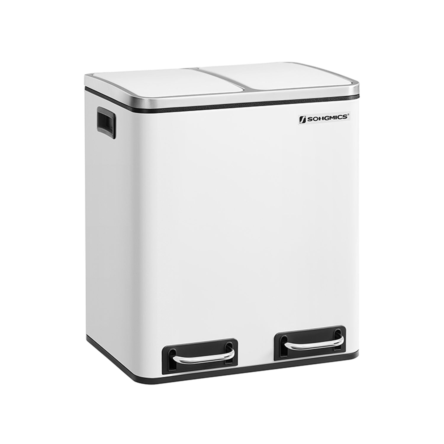 Abfalltrennsystem-3-Kompartimente-3 x 18 l-lid-shand Beige-ink schwarz