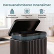 Pedaalemmer - Met Softclose-deksel en Uitneembare Binnenemmer - Zwart - 33,6 x 29,8 x 59,5 cm