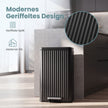 Pedaalemmer - Met Softclose-deksel en Uitneembare Binnenemmer - Zwart - 33,6 x 29,8 x 59,5 cm