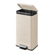 Pedaalemmer - Met Softclose-deksel en Uitneembare Binnenemmer - Beige - 33,6 x 29,8 x 59,5 cm