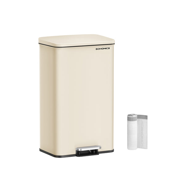 Küche Prullen Box mit Deckel 40 Liter Sand Beige