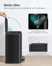 Müllbehälter 20 Liter mit Tintenschwarzdeckel