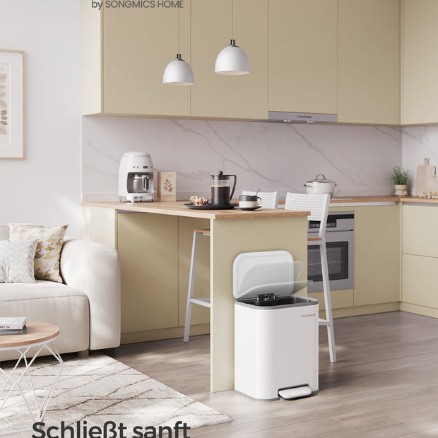 Müllbehälter - 20 Liter - mit Wolkwit Deckel