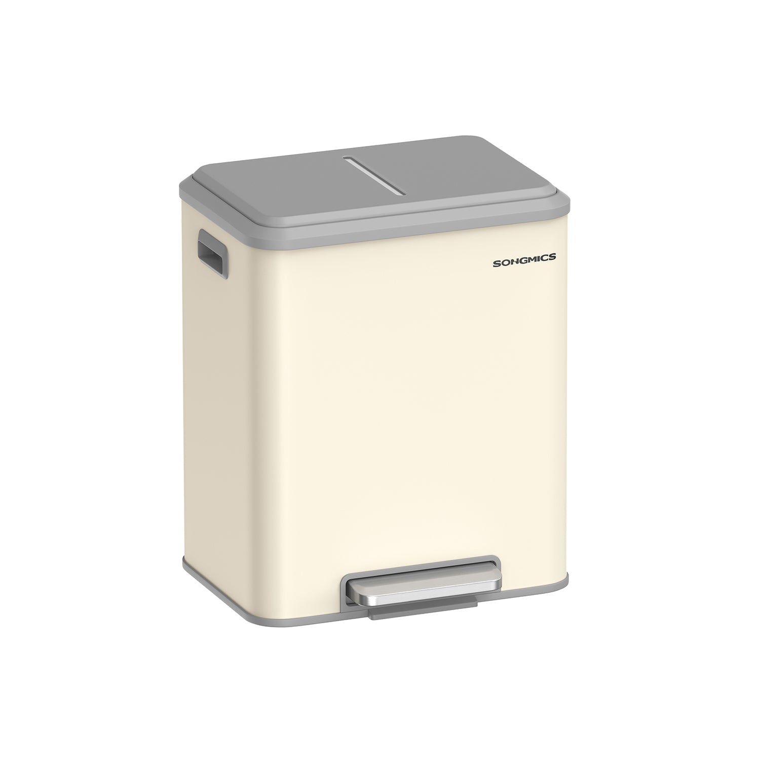 Küche Prullen -Bin Metallic Silber