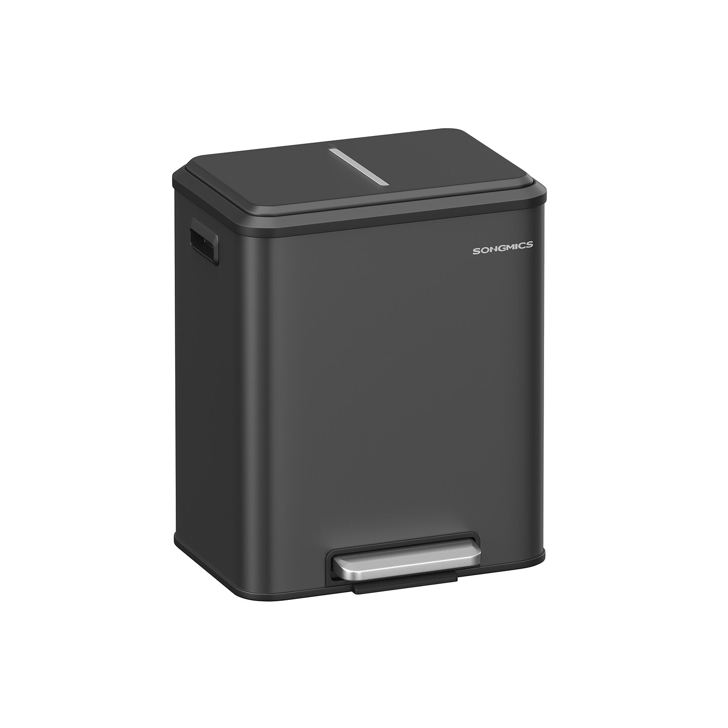Küche Prullen -Bin Metallic Silber