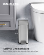 Kosmetikbox - 5 Liter - mit Silberdeckel