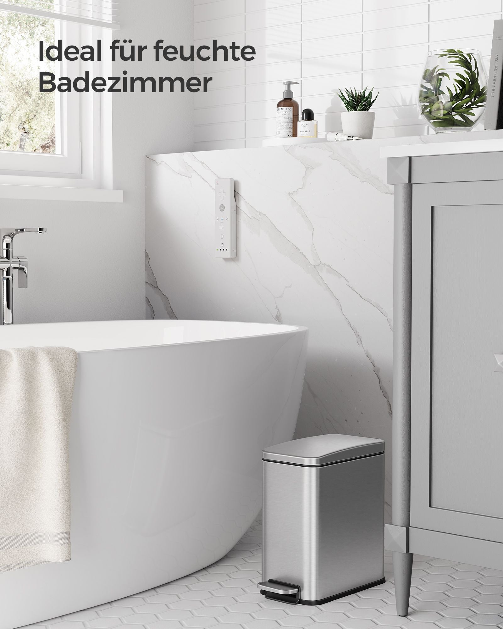 Kosmetikbox - 5 Liter - mit Silberdeckel