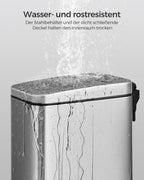 Kosmetikbox - 5 Liter - mit Silberdeckel