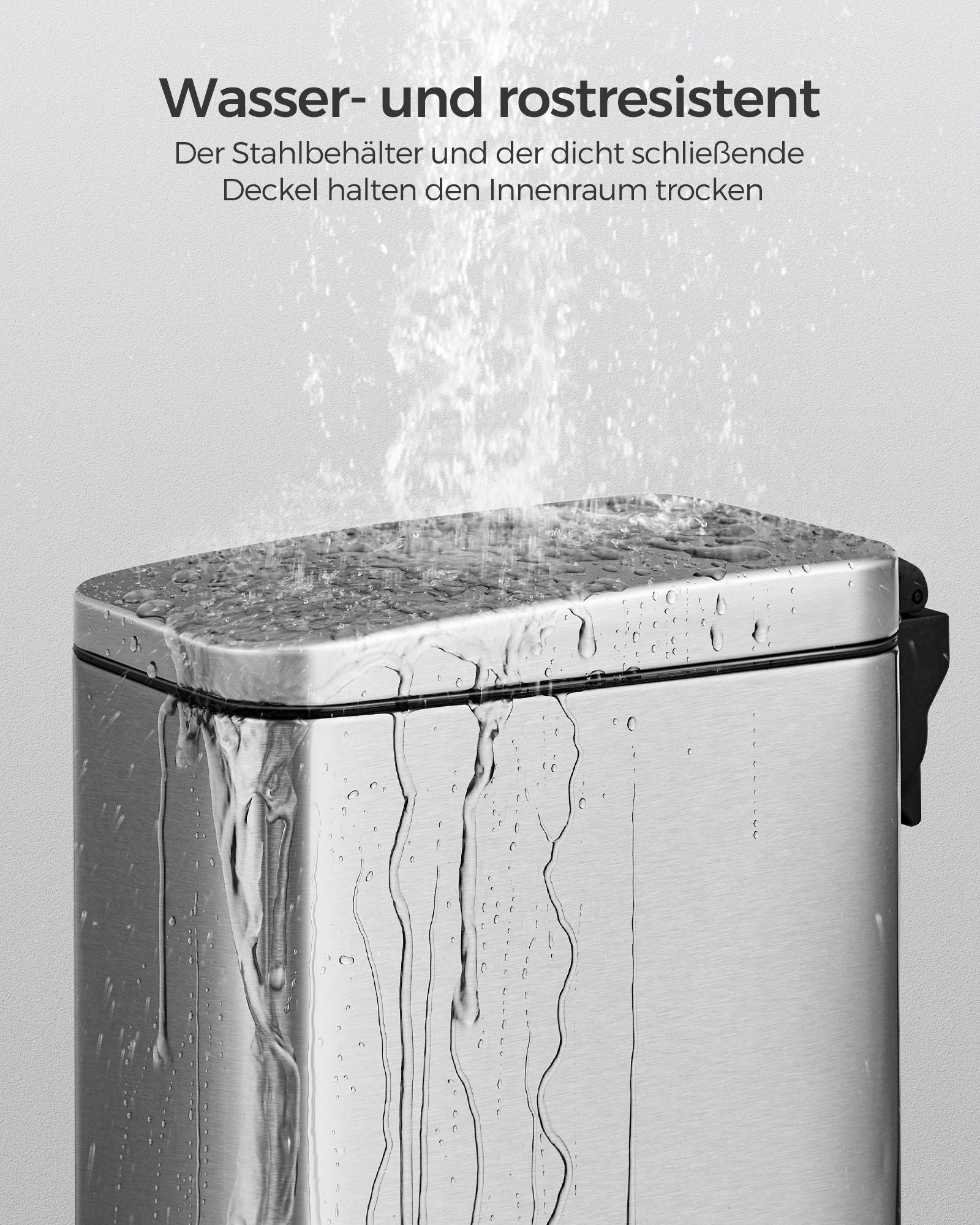 Kosmetikbox - 5 Liter - mit Silberdeckel