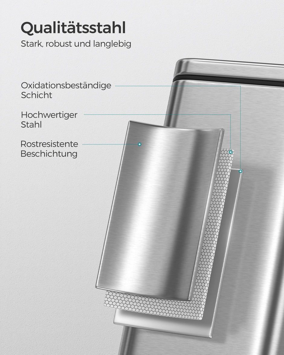 Kosmetikbox - 5 Liter - mit Silberdeckel
