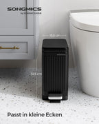 Kosmetikbox 10 Liter mit Tintenschwarzdeckel