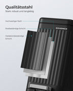 Kosmetikbox 10 Liter mit Tintenschwarzdeckel