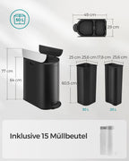 Abfalltrennsystem - 2 Fächer - 30 l und 20 l
