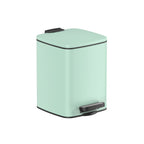 Kosmetikbox - mit Pedal - Schwarzer Stahl