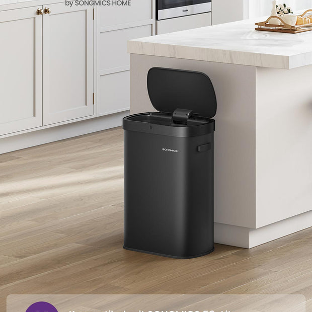 Mülldose - automatisch - Sensor - Soft -Close Deckel - Stahl