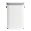 Sensor Prullenbak - 50 Liter - Soft-Close Deksel - Staal - Wit