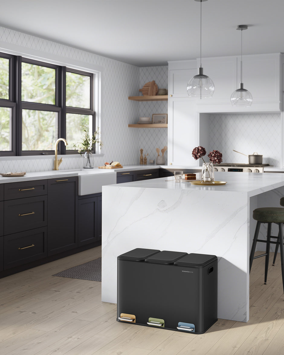Küche Prullen Bin 3 x 15 l Untersekte Tinte -Black Bockets