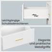 Commode - 6 Lades - Modern - 119 cm Breed - Wit