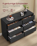 Slaapkamerkast – 6 Lades – Hout – Slaapkamer