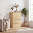 Commode - Opbergkast - 4 Laden - Geel