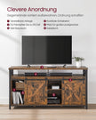 TV-Möbel-Country-Style-Vintage Brown-Zwart
