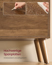 Tv-meubel - Voor Televisies tot 65 Inch - Warm aardbruin - 120 x 40 x 49 cm