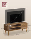 Tv-meubel - Voor Televisies tot 65 Inch - Warm aardbruin - 120 x 40 x 49 cm