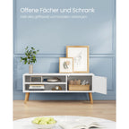 TV-Möbel-1-Tür-40 x 120 x 49 cm-weiß