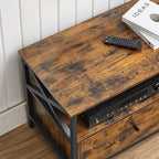 TV -Möbel - TV -Tisch - Kommode - mit Schubladen - Vintage Brown