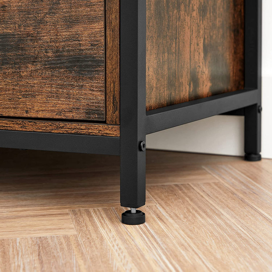 TV -Möbel - Couchtisch - mit 3 Schubladen - Industriedesign