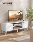 Tv-meubel - Voor Televisies tot 65 Inch - Wolkwit - 147 x 39 x 50,1 cm