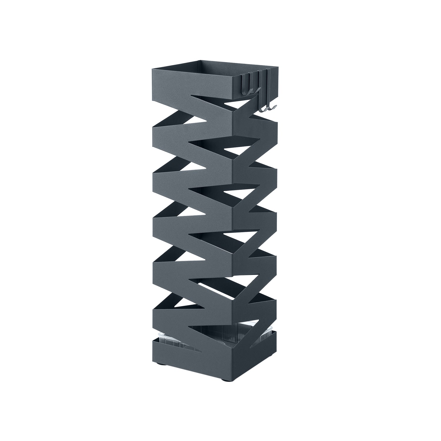 Regenschirmhalter - Quadratisches Design - mit Wassersammlung - Weiß