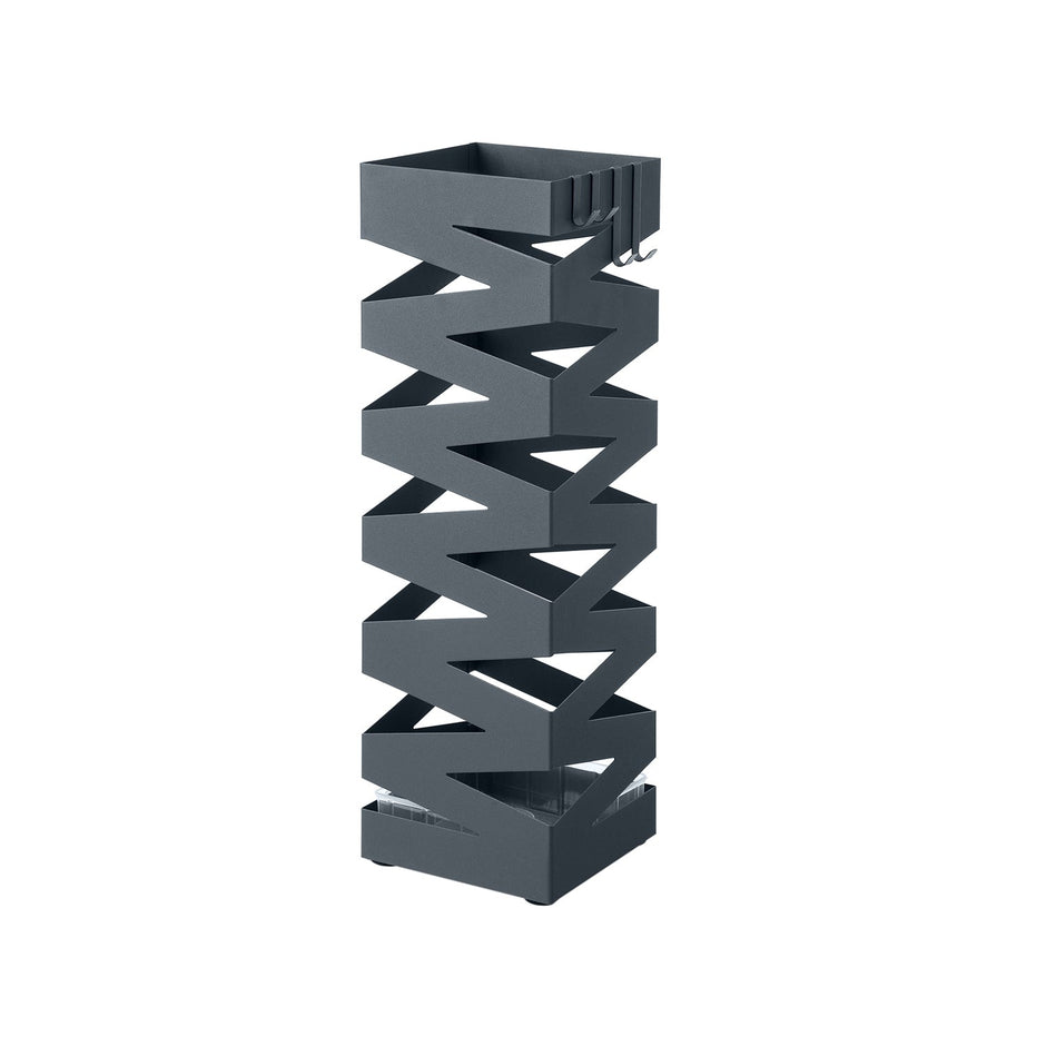 Regenschirmhalter - Quadratisches Design - mit Wassersammlung - Weiß