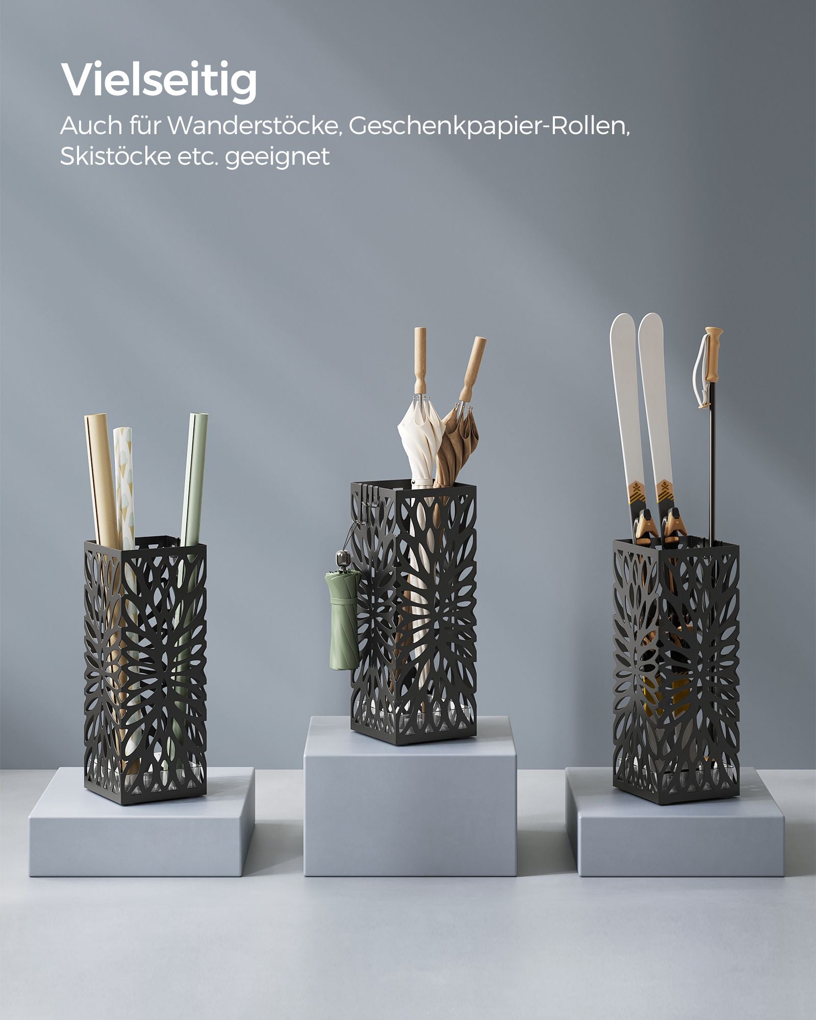 Dachbox - mit 4 schwarzen Metallhaken