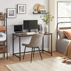 Schreibtisch - Computertisch - Bürobüro - PC -Tisch - Vintage Brown / Schwarz