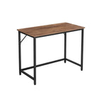 Schreibtisch - SMAL Office - Computertisch - 100 x 50 x 75 cm - Grau/Schwarz