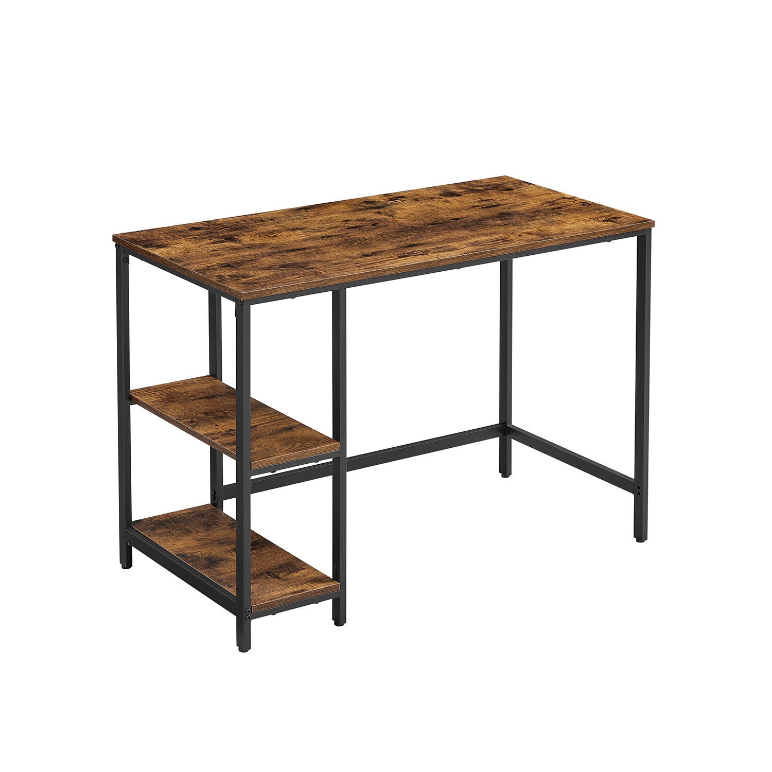 Bureau - Industrial Look - mit 2 Regalen