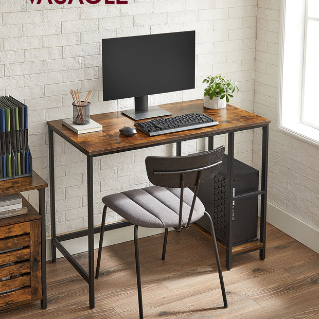 Bureau - Industrial Look - mit 2 Regalen