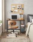Bureau - Industrial Look - mit 2 Regalen